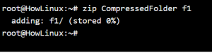 Linux Zip and Unzip Commands - LinuxForDevices