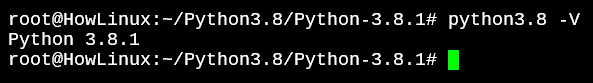 Python3.8 Verify Install