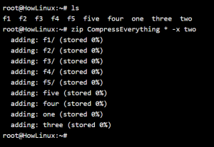 Linux Zip and Unzip Commands - LinuxForDevices