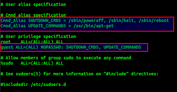Sudoers File Limited Command Access For Sudo Users 1