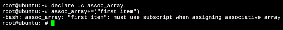 Assoc Array Without Subscripts