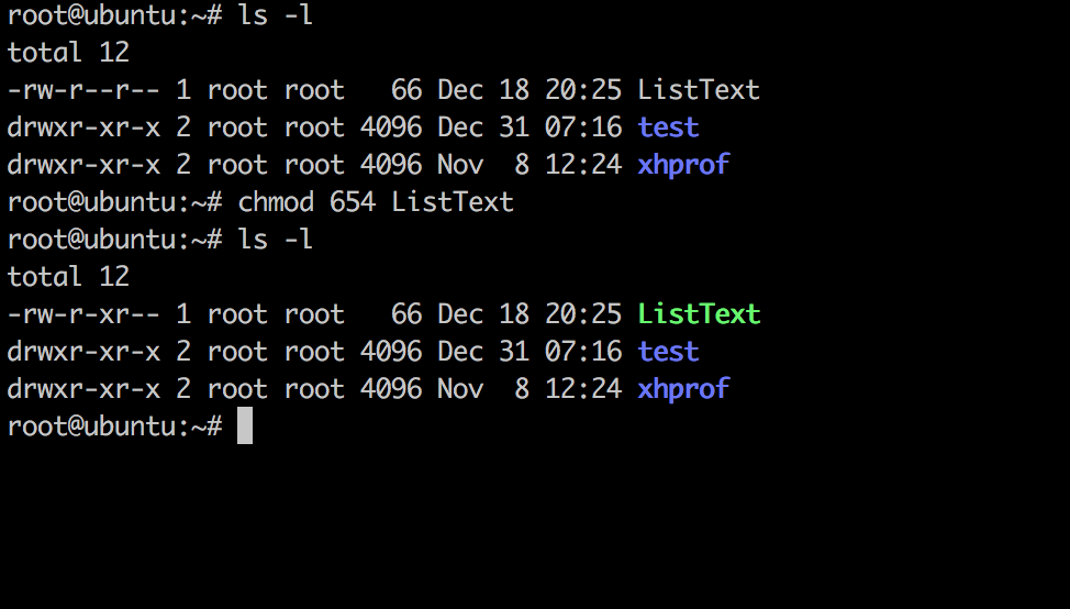 Chmod Linux Absolute Mode Example