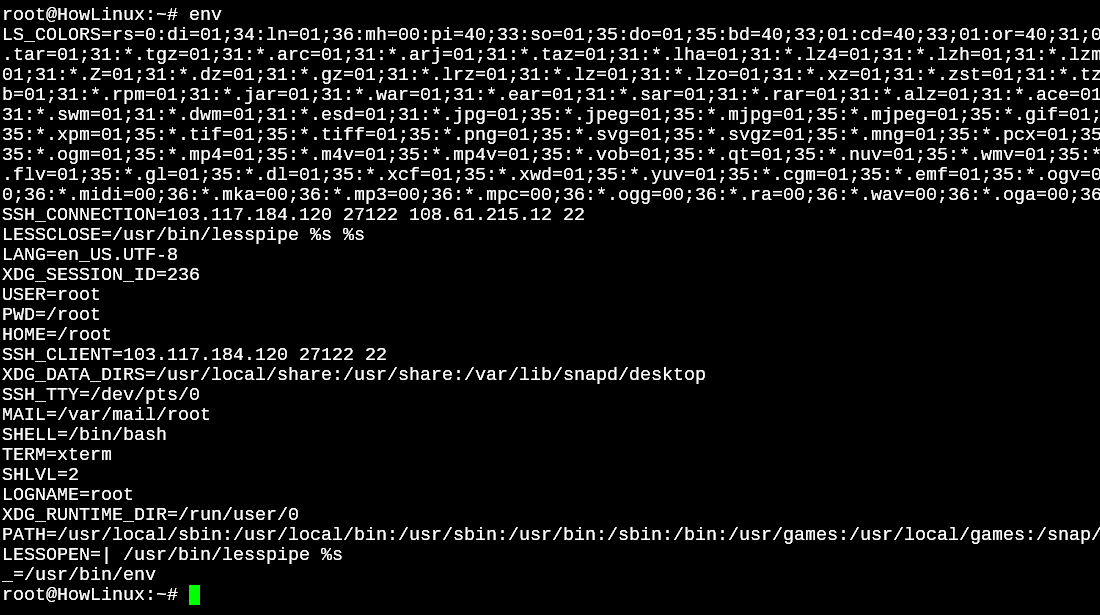 Bash env file. Env linux. printenv. env.