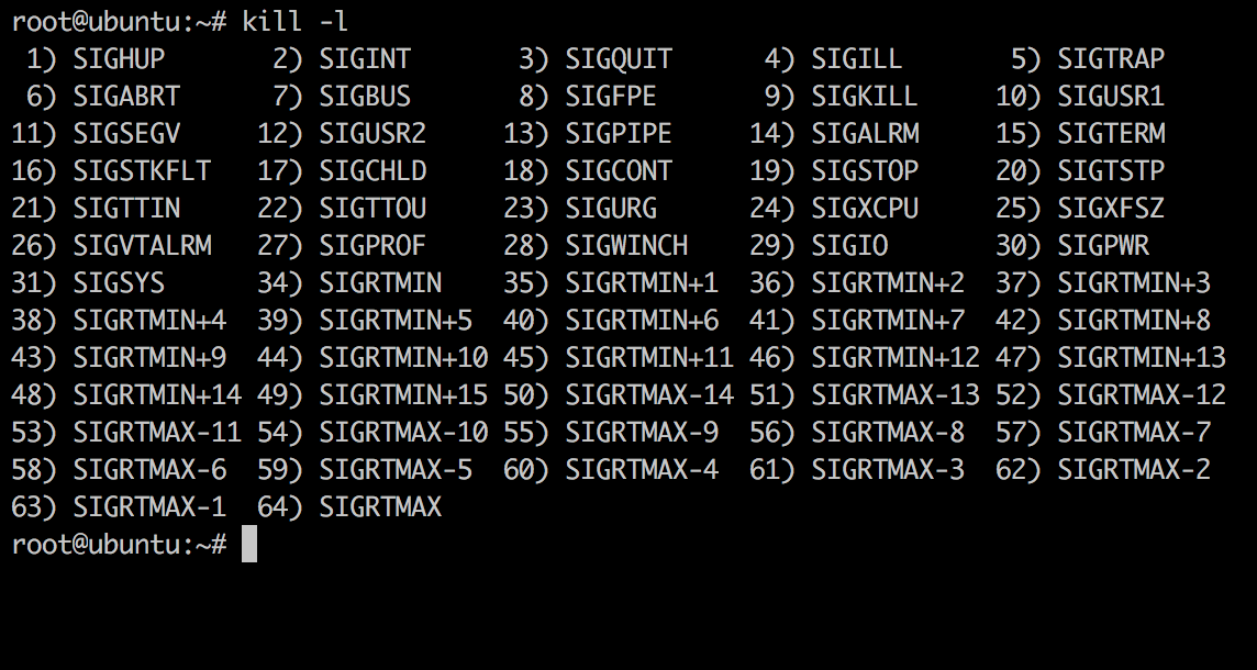 Linux Kill List Example