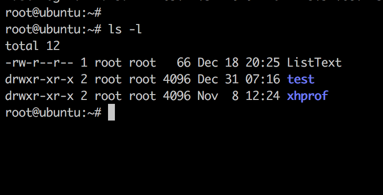Ls File Permission Example