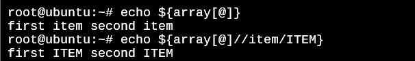 Regex Array Replace Element