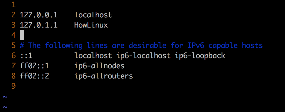 Ubuntu Updated Host Config File