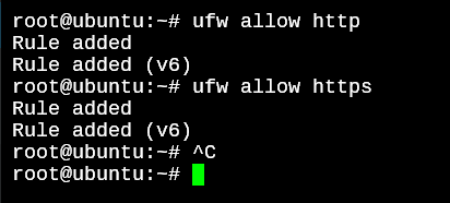 Ufw Allow Http Https Traffic