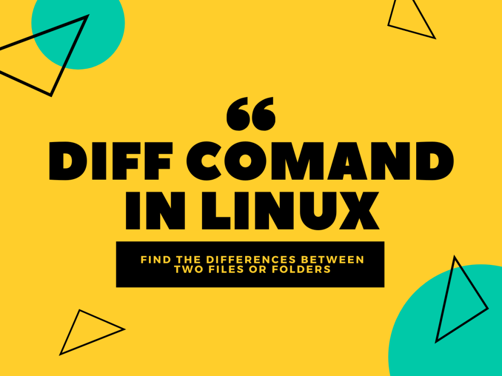 Diff Comand In Linux