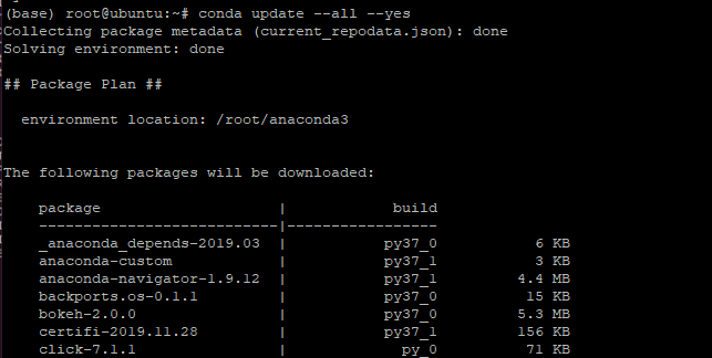 Conda Update Step9