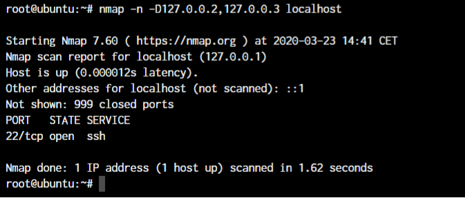 Nmap Decoy Ips