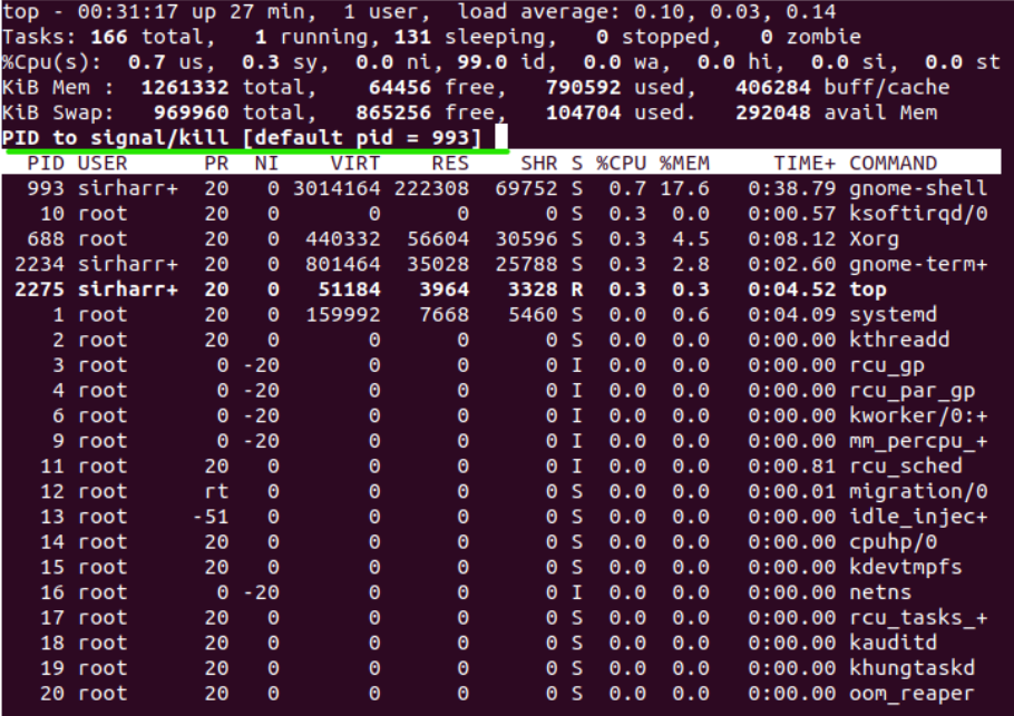 Top Command Kill Process
