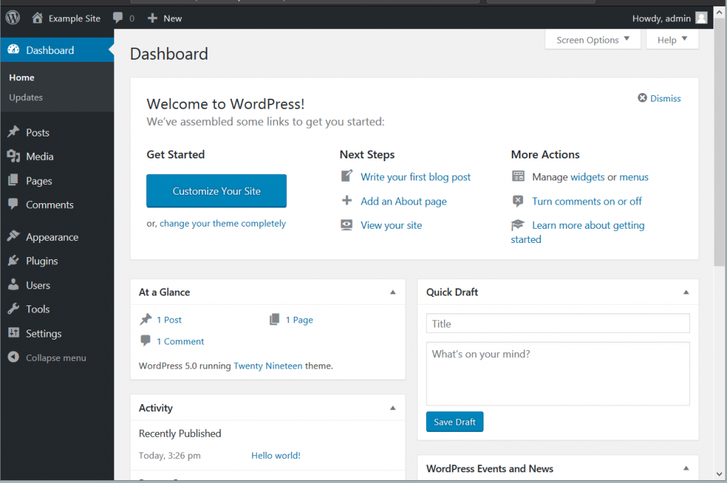 Wordpress Interface 6