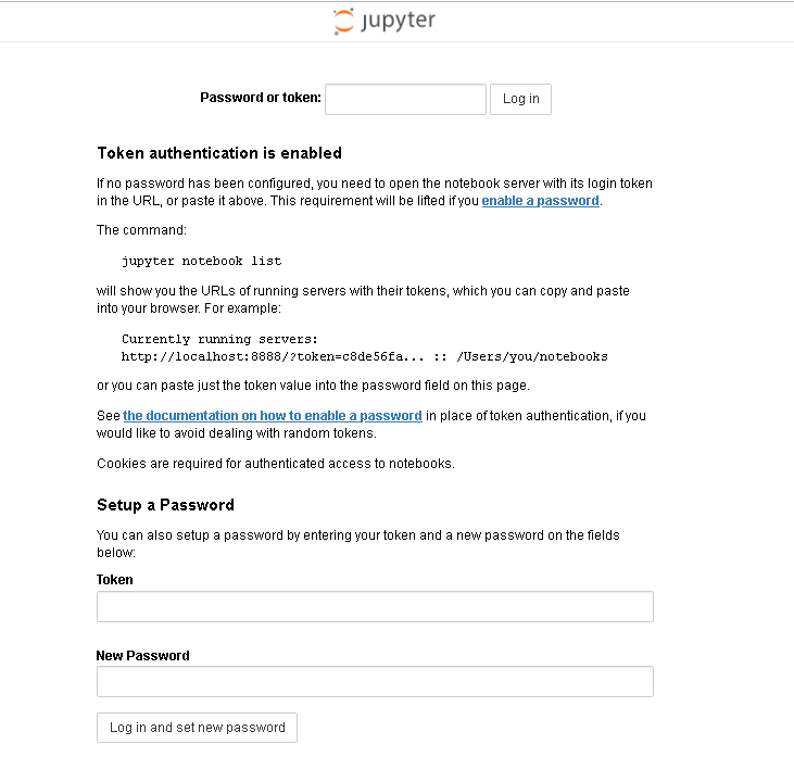 Jupyter Interface 1