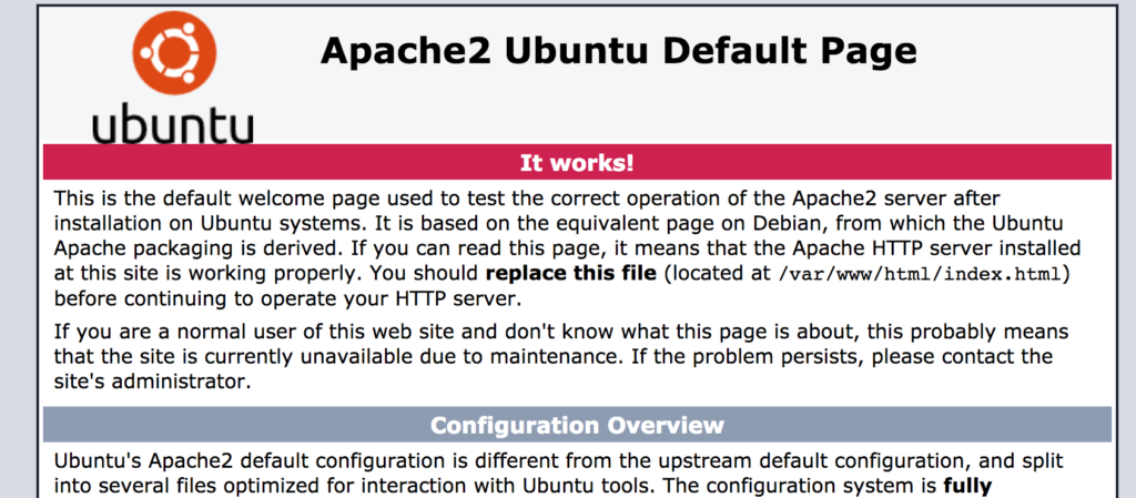 Apache Default 1