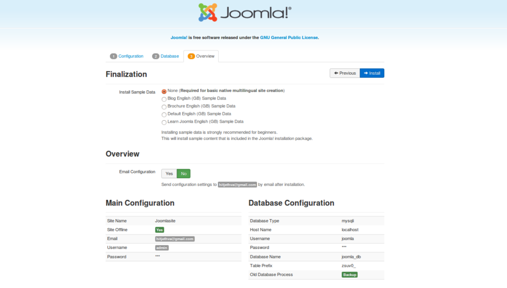 Joomla Interface 3 1