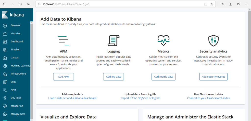 Kibana Dashboard 1