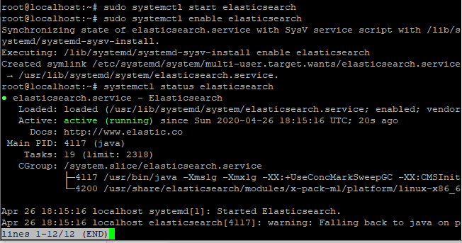 Status Of The Service Steo5