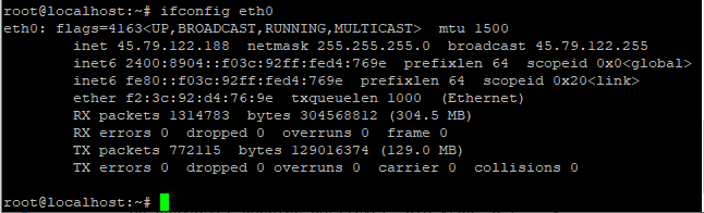 Check Ip Address Using Ifconfig Eth0