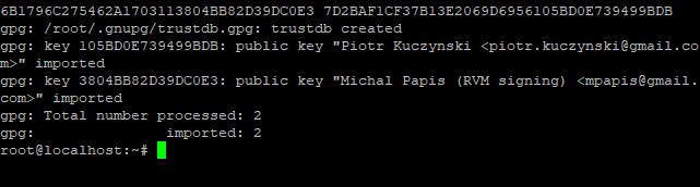 Install Gpg Key Rvm