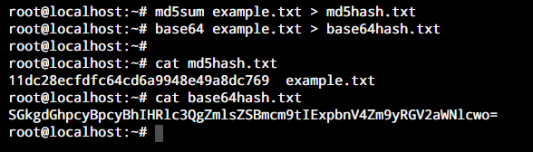 Save Md5 Base64 Hash