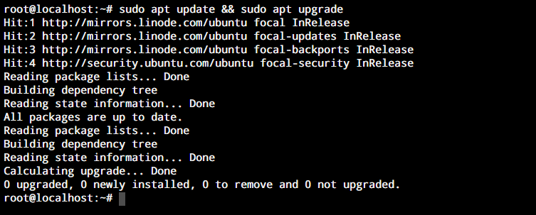 Sudo Apt Upgrade Update