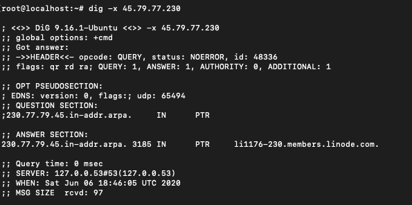 Reverse Dns Lookup