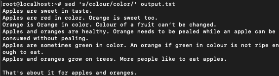 replacing colour with color