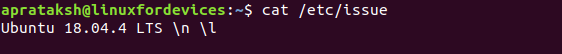 Linux Version Cat Issue