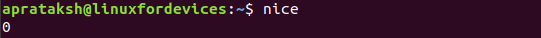 Nice Command Niceness