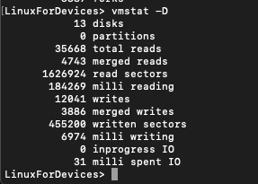 Vmstat D