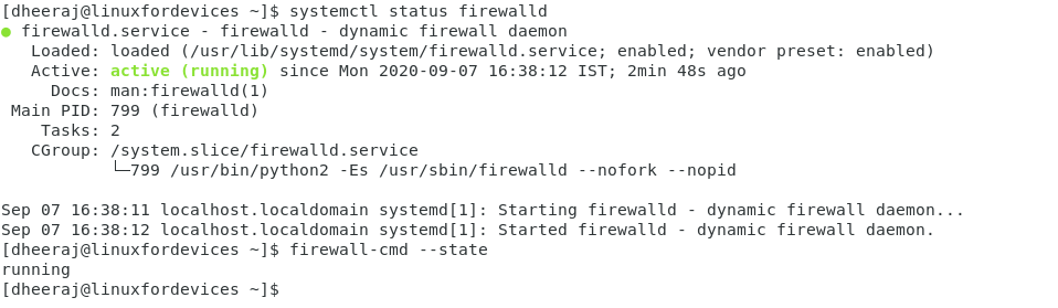 Firewall Running Status Edited