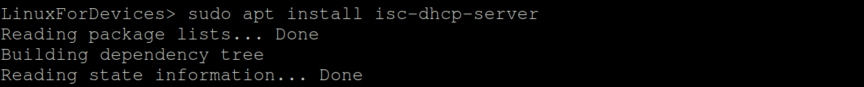 Apt Install Dhcp Server