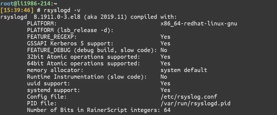 Check For Rsyslog 1