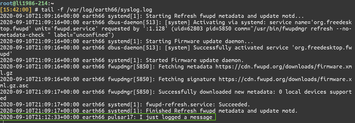 Remote Logging