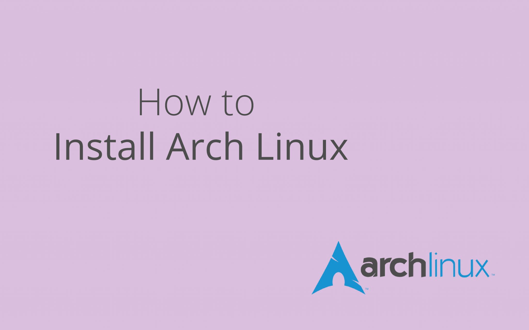 How to install a GUI on Arch Linux - LinuxForDevices