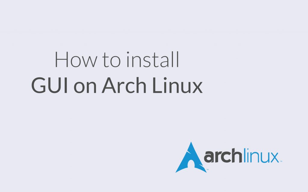 Cover Photo GUI Arch Linux 01