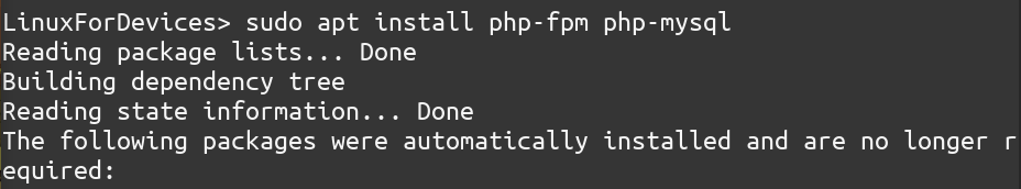 Apt Install Php