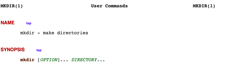 Mkdir Command - Whatis command