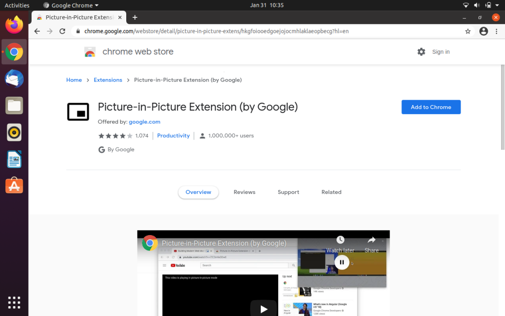 Chrome Picture In Picture Plugin