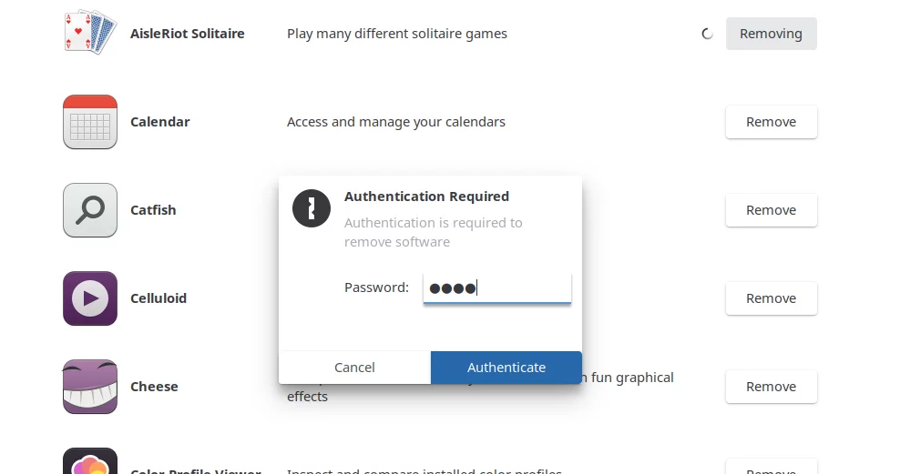 User Authentication Popup