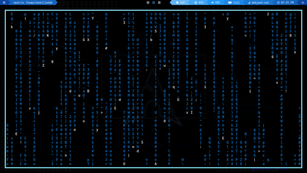 Cmatrix In Action