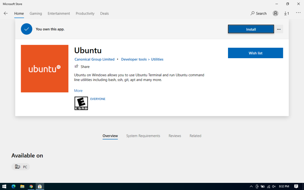 Microsoft Store Ubuntu