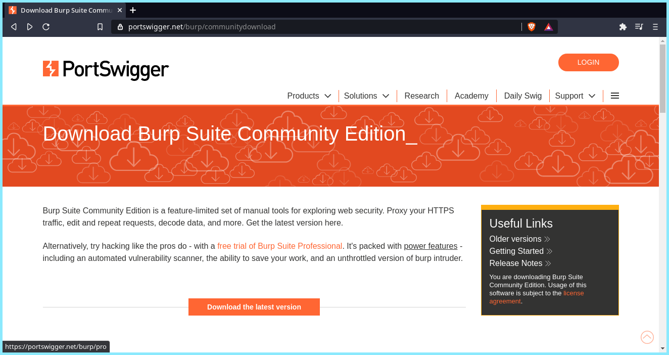 DOWNLOAD BURP SUITE COMMUNITY EDITION visual data 7