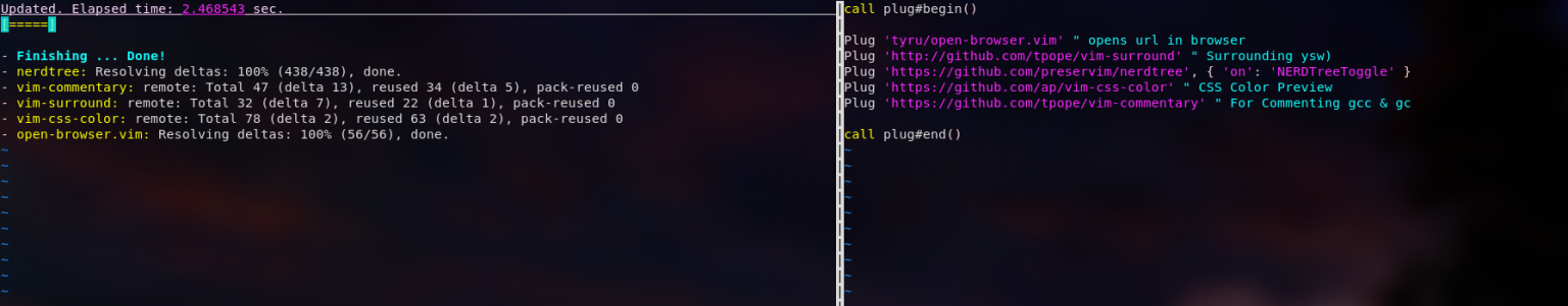 VIM Plug - The easy way to install plugins in VIM - LinuxForDevices