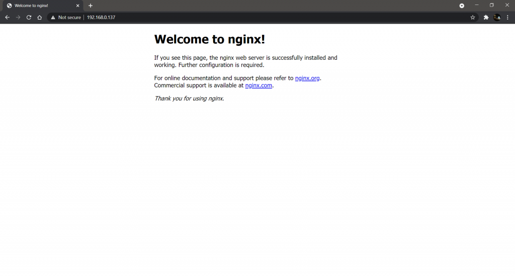 NGINX Server Running On A Raspberry Pi Linux Server