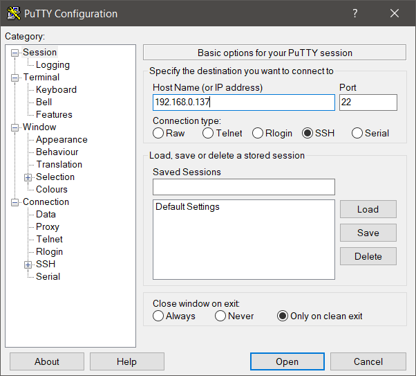 Using PuTTy To SSH To Our Raspberry Pi