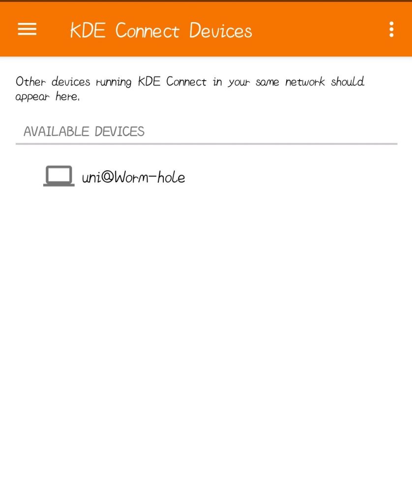 Kde Connect Connection List Android