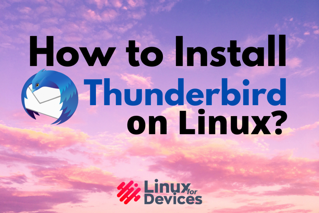 How To Install Thunderbird On Linux Logo