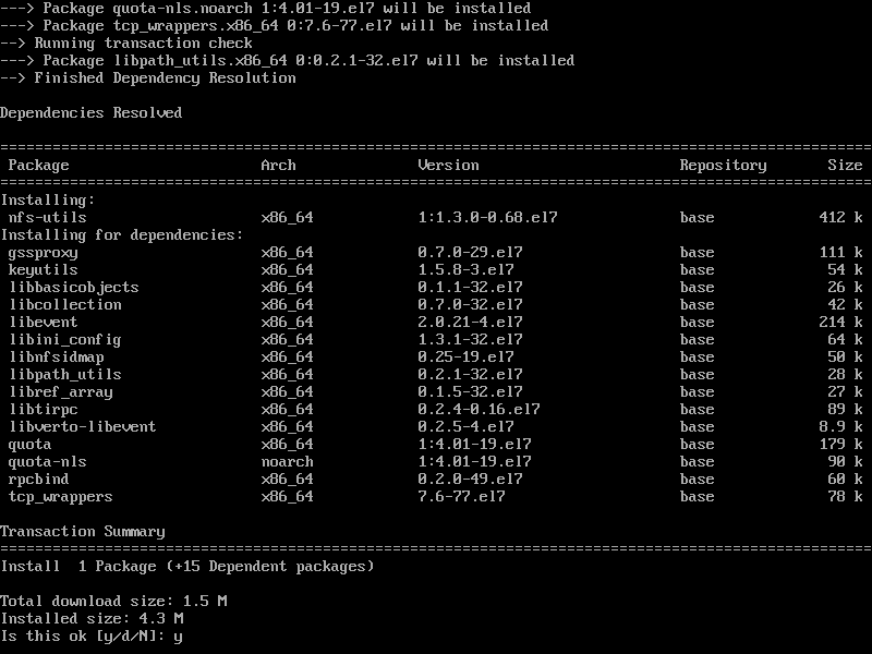 Installing NFS Client